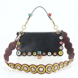 Fendi Canai leather Crossbody Bag